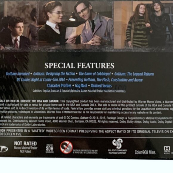 Gotham The Complete First Season DVD Boxset Region 1 Widescreen NR NEW Sealed - Picture 4 of 8